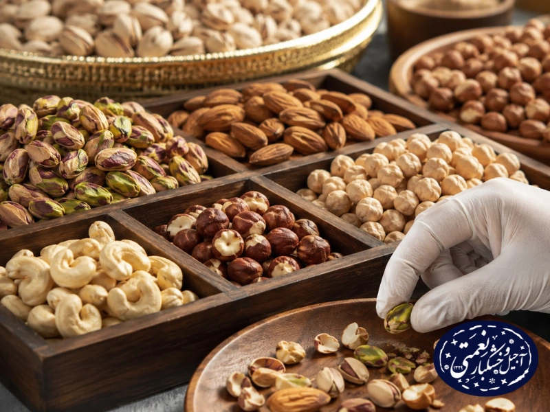 خرید انواع آجیل از تولیدی نعمتی