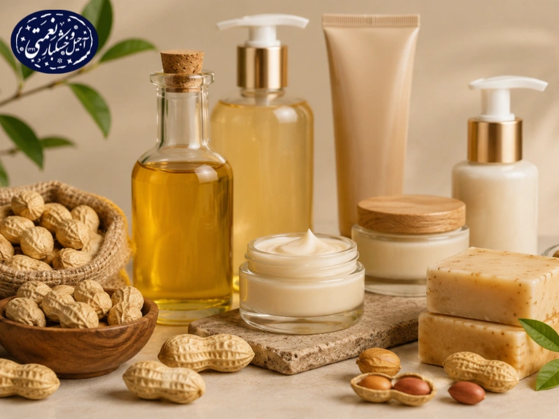 کاربرد بادام زمینی در صنعت